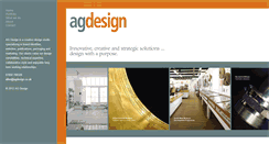 Desktop Screenshot of agdesign.co.uk